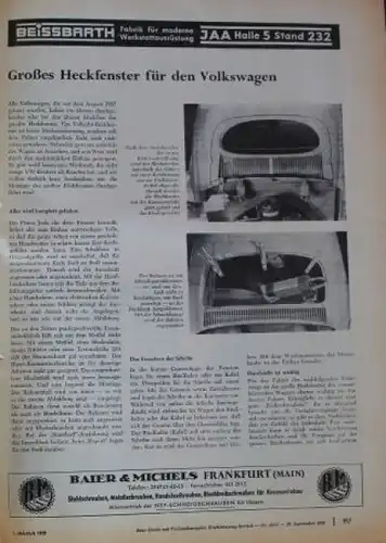 "Auto-Markt" Automobil-Zeitschrift 1959 Borgward-Motiv (4435)