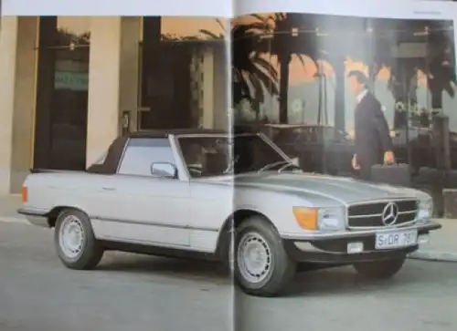 Mercedes-Benz 280 SL - 500 SL Modellprogramm 1982 Automobilprospekt (4475)