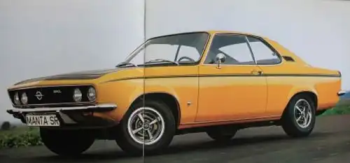 Opel Manta Modellprogramm 1971 Automobilprospekt (4477)