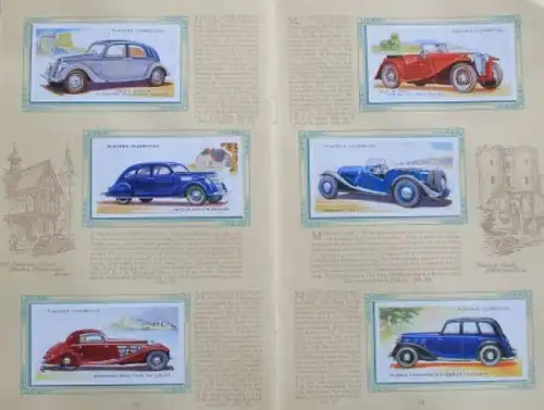 John Player Cigarettes "Album of Motor Cars" Automobil-Sammelalben 1936 zwei Bände (4483)