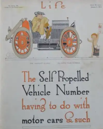 "Life - The self propelled vehicle Number" Automobil-Magazin 1913 (4556)
