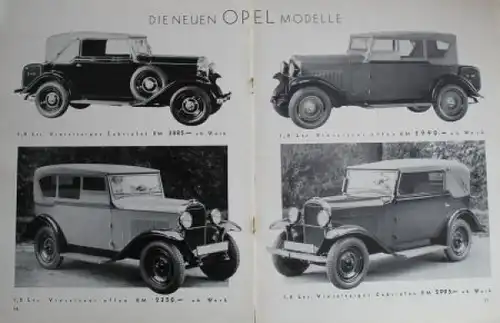 "Zum Erfolg" Opel Werkszeitschrift 1931 (4557)