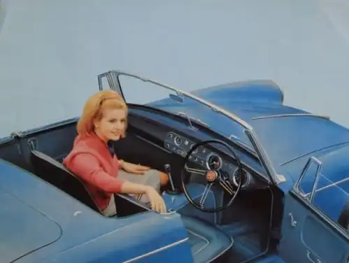MG Midget Mark II Modellprogramm 1965 Automobilprospekt (4610)