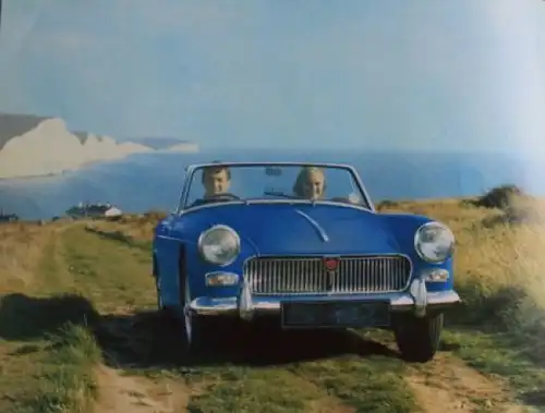 MG Midget Mark II Modellprogramm 1965 Automobilprospekt (4610)