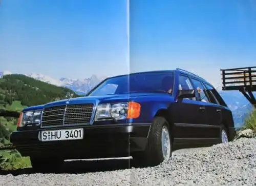 Mercedes-Benz 200 TD - 300 TE Modellprogramm 1990 Automobilprospekt (4623)