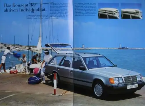 Mercedes-Benz 200 TD - 300 TE Modellprogramm 1990 Automobilprospekt (4623)