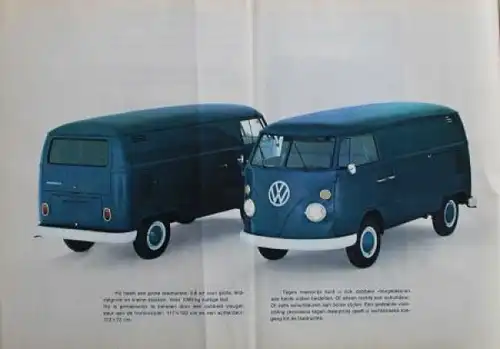 Volkswagen T1 Transporter Modellprogramm 1965  Automobilprospekt (4640)