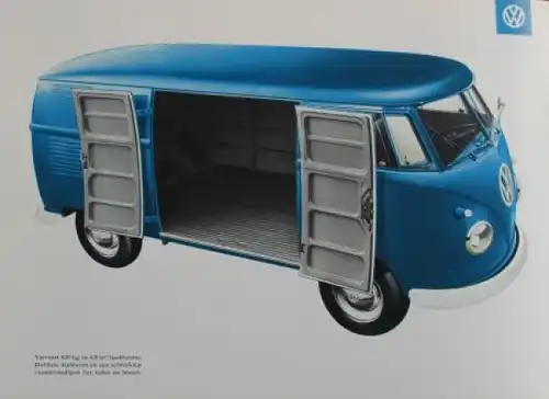 Volkswagen T1 Transporter Modellprogramm 1960 Automobilprospekt (4643)