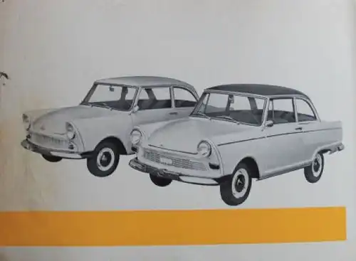 DKW Junior Deluxe 1961 Betriebsanleitung + Kundendienstscheckheft (4658)