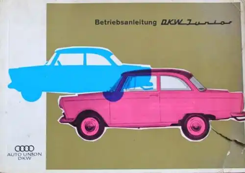 DKW Junior Deluxe 1961 Betriebsanleitung + Kundendienstscheckheft (4658)