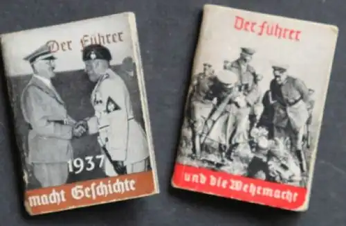Hoffmann "Der Führer macht Geschichte" Militaria-Historie 1937 zwei Bände (4683)