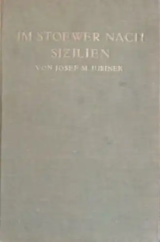 Jurinek "Im Stoewer nach Sizilien zur Targa Florio" Motorsport-Historie 1924 (4955)
