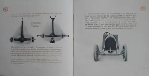 SPA Automobiles Modellprogramm 1909 Automobilprospekt (5072)