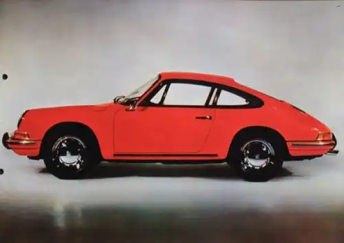 Porsche 911 - 912 Modellprogramm 1966 Automobilprospekt (5080)