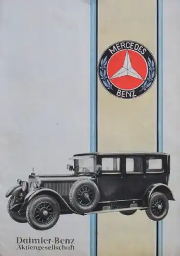 Mercedes-Benz Modellprogramm 1924 Automobilprospekt (6001)