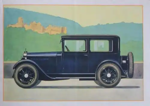 Mercedes-Benz 2 Liter Modellprogramm 1923 Automobilprospekt (6002)