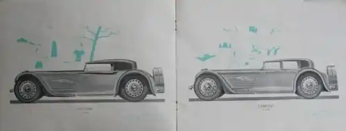 Bucciali Automobiles TAV 12 Modellprogramm 1931 Automobilprospekt (6093)