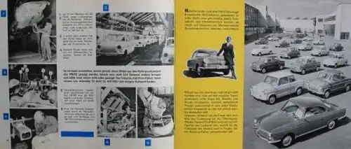 NSU Modellprogramm 1961 "Willkommen bei NSU" Automobilprospekt (6101)