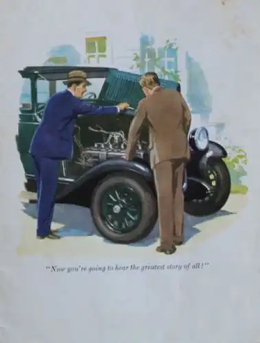 Pontiac Modellprogramm 1928 "You must come over!" Automobilprospekt (6105)