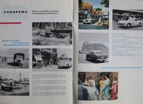 "Mercedes-Benz in aller Welt" Firmen-Magazin 1959 (6110)