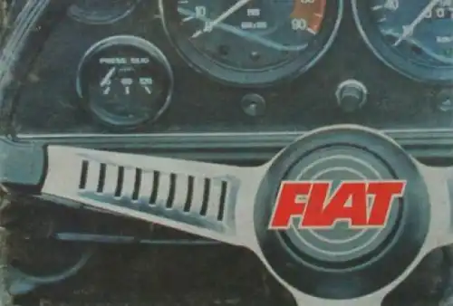 Fiat Modellprogramm 1968 Automobilprospekt (6117)