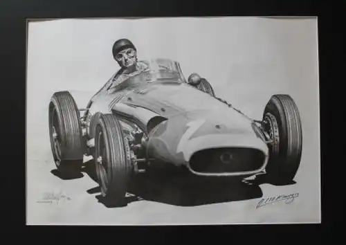 Juan-Manuel Fangio "Radcliff-Edition" 1990 von Fangio und Stammers signiert limitiert (6135)