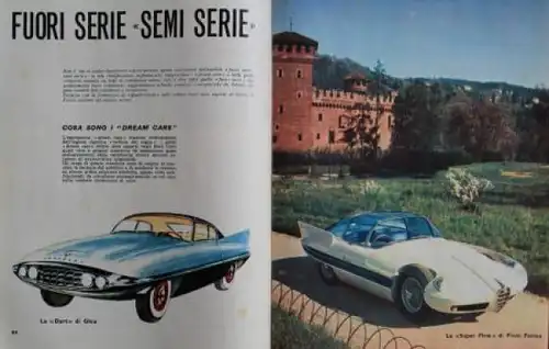 "Quattroruote" Automobil-Magazin Italien 1956 zwei Ausgaben (2714)