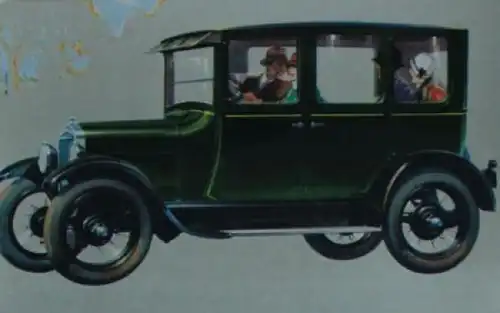 Ford T Modellprogramm 1927 Automobil-Werbeaufsteller kartoniert (2721)