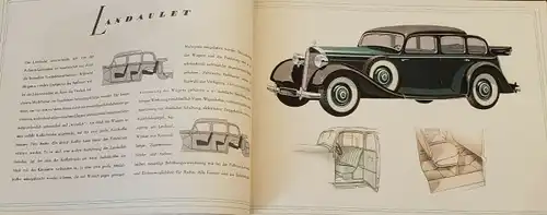 Mercedes-Benz 230 Modellprogramm 1938 Automobilprospekt (2730)