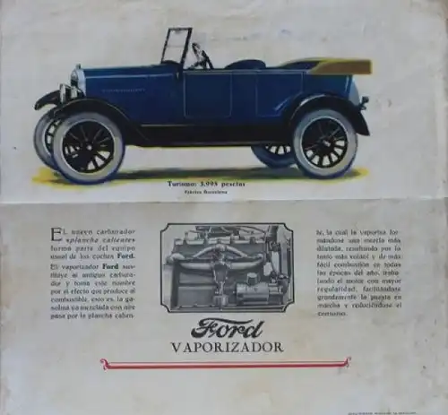 Ford T Modellprogramm 1926 Automobilprospekt (2746)