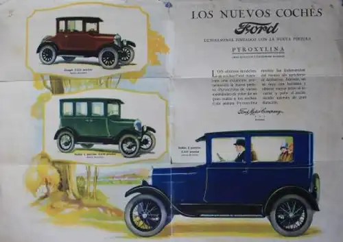 Ford T Modellprogramm 1926 Automobilprospekt (2746)