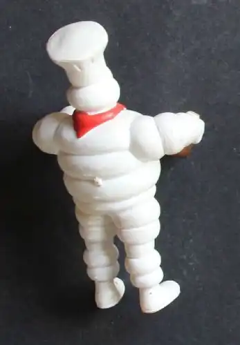 Michelin Bibendum Koch 1980 Werbefigur Hartgummi (2759)