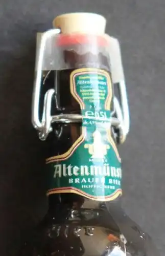 Altenmünster Bierflasche 1985 Kunststoff (2761)