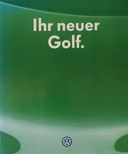 Buczek "Ihr neuer Golf" Volkswagen Golf-Historie 1997 (2823)