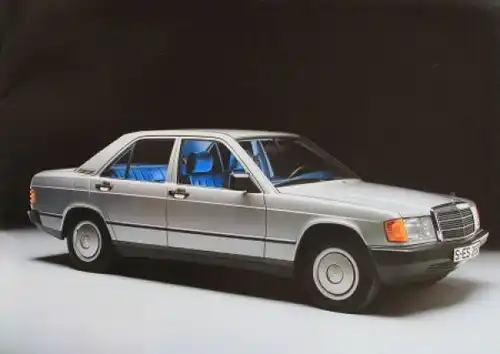 Mercedes-Benz 190/190 E Modellprogramm 1984 Automobilprospekt (2888)