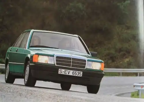 Mercedes-Benz 190/190 E Modellprogramm 1984 Automobilprospekt (2888)