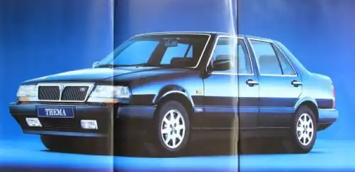 Lancia Thema Modellprogramm 1992 Automobilprospekt (2891)