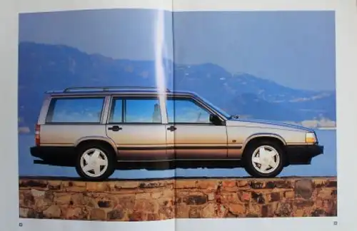 Volvo 940 Modellprogramm 1993 Automobilprospekt (2933)