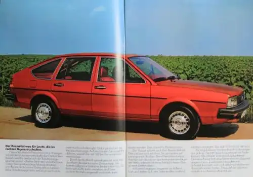 Volkswagen Passat Variant Modellprogramm 1980 zwei Automobilprospekte (2936)