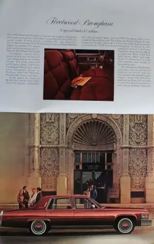 Cadillac Modellprogramm 1978 "Behind the great name" Automobilprospekt (2955)