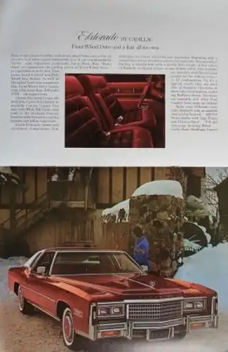 Cadillac Modellprogramm 1978 "Behind the great name" Automobilprospekt (2955)