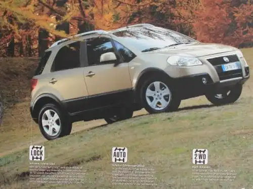 Fiat Sedici 4x4 Modellprogramm 2006 Automobilprospekt (2959)