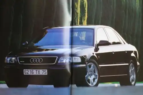 Audi A8 Modellprogramm 1993 "Der Quantensprung" Automobilprospekt-Mappe (2964)