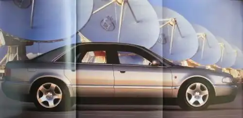 Audi A8 Modellprogramm 1993 "Der Quantensprung" Automobilprospekt-Mappe (2964)