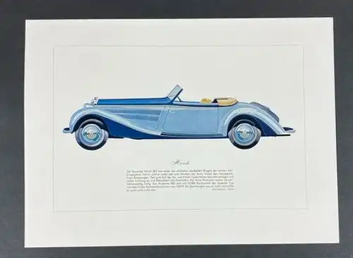 Simsa "Die klassischen Wagen der dreissiger Jahre" Fahrzeug-Historie 1961 Bildermappe (3036)