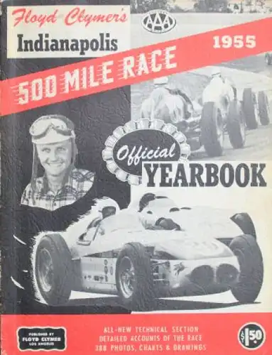 Clymer "Indianapolis 500 Mile Race" 1955 Motorsport-Historie (3080)