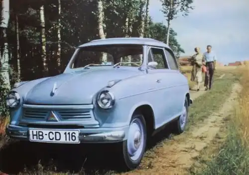 Lloyd 600 Alexander Modellprogramm 1958 Automobilprospekt (5257)