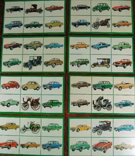 Noris Spiele "Auto-Lotto" 1968 Automobil-Memory-Brettspiel Mercedes-Benz (5281)