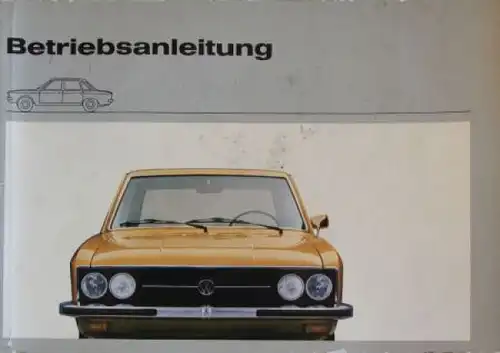 Volkswagen K 70 1972 Betriebsanleitung (5371)