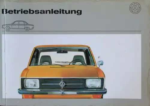 Volkswagen K 70 1971 Betriebsanleitung (5372)